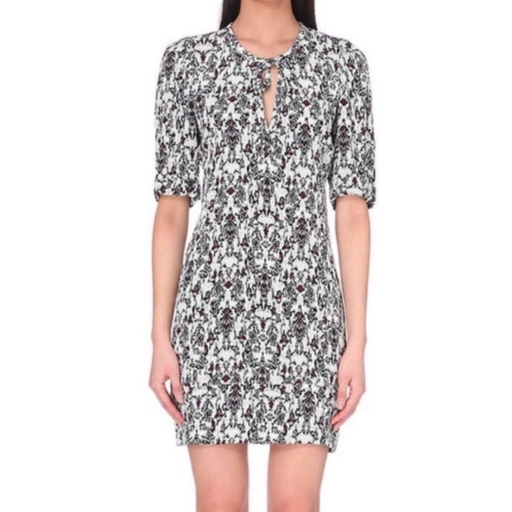 Maje Black and White Dress